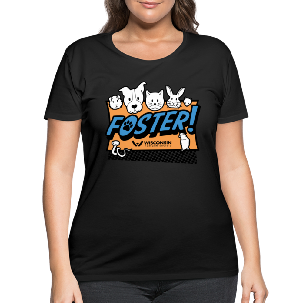 
                  
                    Foster Logo Curvy T-Shirt - black
                  
                