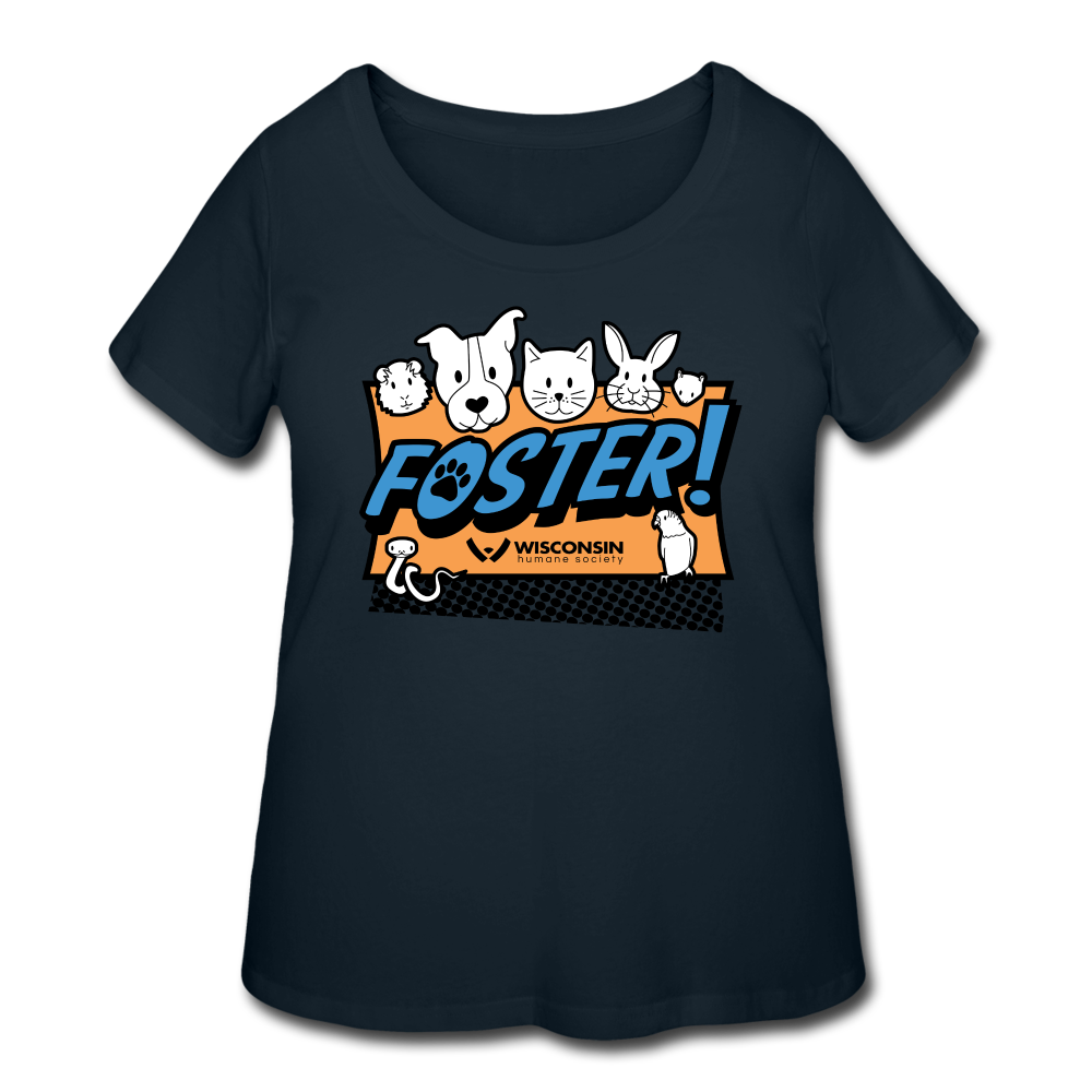 
                  
                    Foster Logo Curvy T-Shirt - navy
                  
                