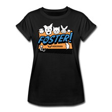 Load image into Gallery viewer, Foster Logo Contoured Relaxed Fit T-Shirt - black