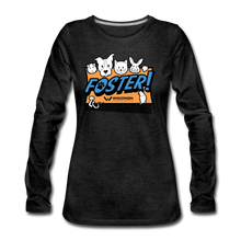 Load image into Gallery viewer, Foster Logo Contoured Premium Long Sleeve T-Shirt - charcoal grey
