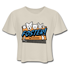 Load image into Gallery viewer, Foster Logo Cropped T-Shirt - dust