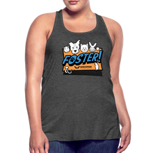 Load image into Gallery viewer, Foster Logo Flowy Tank Top by Bella - deep heather