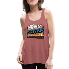 Load image into Gallery viewer, Foster Logo Flowy Tank Top by Bella - mauve
