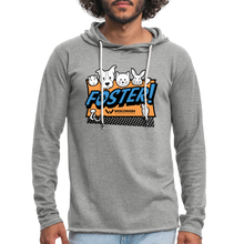 Load image into Gallery viewer, Foster Logo Lightweight Terry Hoodie - heather gray
