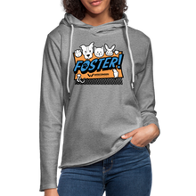 Load image into Gallery viewer, Foster Logo Lightweight Terry Hoodie - heather gray