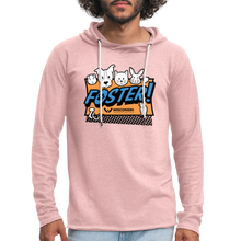 Load image into Gallery viewer, Foster Logo Lightweight Terry Hoodie - cream heather pink
