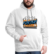 Load image into Gallery viewer, Foster Logo Contrast Hoodie - white/gray