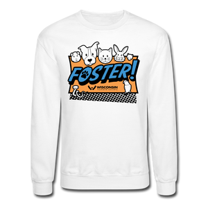 Foster Logo Crewneck Sweatshirt - white