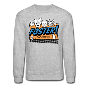 Foster Logo Crewneck Sweatshirt - heather gray