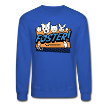 Load image into Gallery viewer, Foster Logo Crewneck Sweatshirt - royal blue