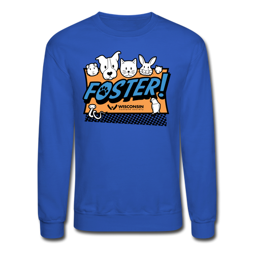 Foster Logo Crewneck Sweatshirt - royal blue