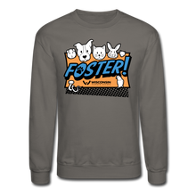 Load image into Gallery viewer, Foster Logo Crewneck Sweatshirt - asphalt gray
