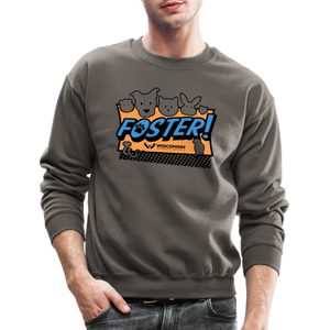 Foster Logo Crewneck Sweatshirt - asphalt gray