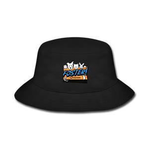 Foster Logo Bucket Hat - black