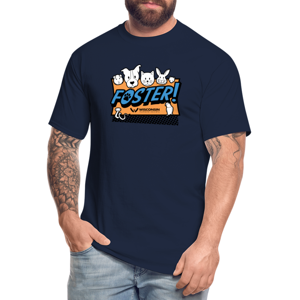 Foster Logo Classic Tall T-Shirt - navy
