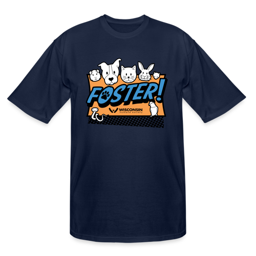 Foster Logo Classic Tall T-Shirt - navy