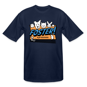 Foster Logo Classic Tall T-Shirt - navy