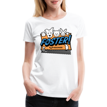 Load image into Gallery viewer, Foster Logo Contoured Premium T-Shirt - white