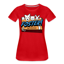 Load image into Gallery viewer, Foster Logo Contoured Premium T-Shirt - red