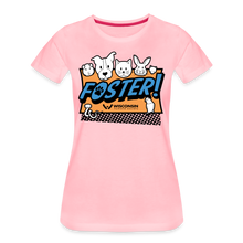 Load image into Gallery viewer, Foster Logo Contoured Premium T-Shirt - pink