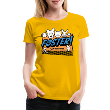 Load image into Gallery viewer, Foster Logo Contoured Premium T-Shirt - sun yellow
