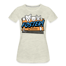 Load image into Gallery viewer, Foster Logo Contoured Premium T-Shirt - heather oatmeal