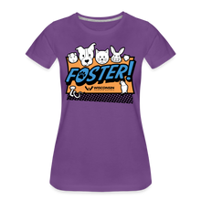 Load image into Gallery viewer, Foster Logo Contoured Premium T-Shirt - purple