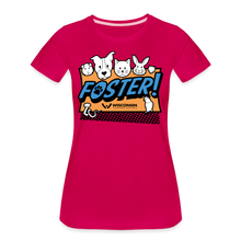 Load image into Gallery viewer, Foster Logo Contoured Premium T-Shirt - dark pink