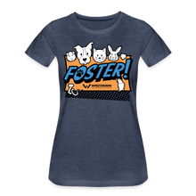 Load image into Gallery viewer, Foster Logo Contoured Premium T-Shirt - heather blue