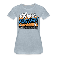 Load image into Gallery viewer, Foster Logo Contoured Premium T-Shirt - heather ice blue