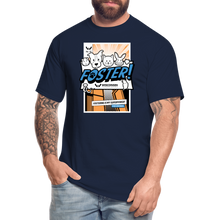 Load image into Gallery viewer, Foster Comic Classic Tall T-Shirt - navy