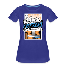 Load image into Gallery viewer, Foster Comic Contoured Premium T-Shirt - royal blue