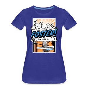 Foster Comic Contoured Premium T-Shirt - royal blue