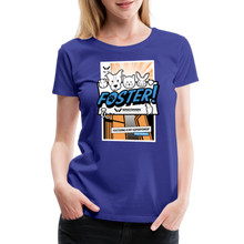 Load image into Gallery viewer, Foster Comic Contoured Premium T-Shirt - royal blue