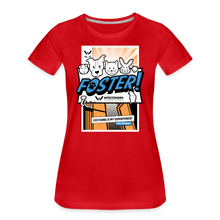 Load image into Gallery viewer, Foster Comic Contoured Premium T-Shirt - red