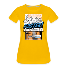 Load image into Gallery viewer, Foster Comic Contoured Premium T-Shirt - sun yellow