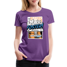 Load image into Gallery viewer, Foster Comic Contoured Premium T-Shirt - purple