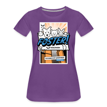 Load image into Gallery viewer, Foster Comic Contoured Premium T-Shirt - purple