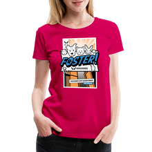 Load image into Gallery viewer, Foster Comic Contoured Premium T-Shirt - dark pink