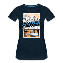 Load image into Gallery viewer, Foster Comic Contoured Premium T-Shirt - deep navy