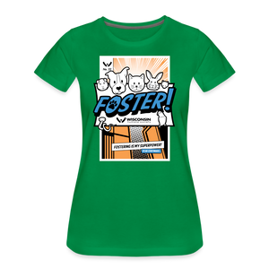 Foster Comic Contoured Premium T-Shirt - kelly green