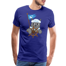 Load image into Gallery viewer, Door County Sailor Cat Classic Premium T-Shirt - royal blue