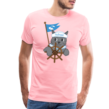 Load image into Gallery viewer, Door County Sailor Cat Classic Premium T-Shirt - pink