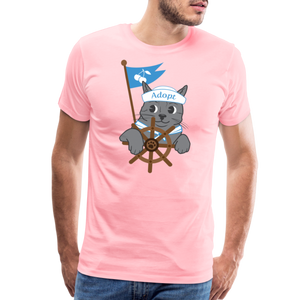 Door County Sailor Cat Classic Premium T-Shirt - pink