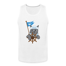 Load image into Gallery viewer, Door County Sailor Cat Classic Premium Tank - white