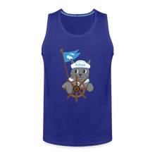 Load image into Gallery viewer, Door County Sailor Cat Classic Premium Tank - royal blue