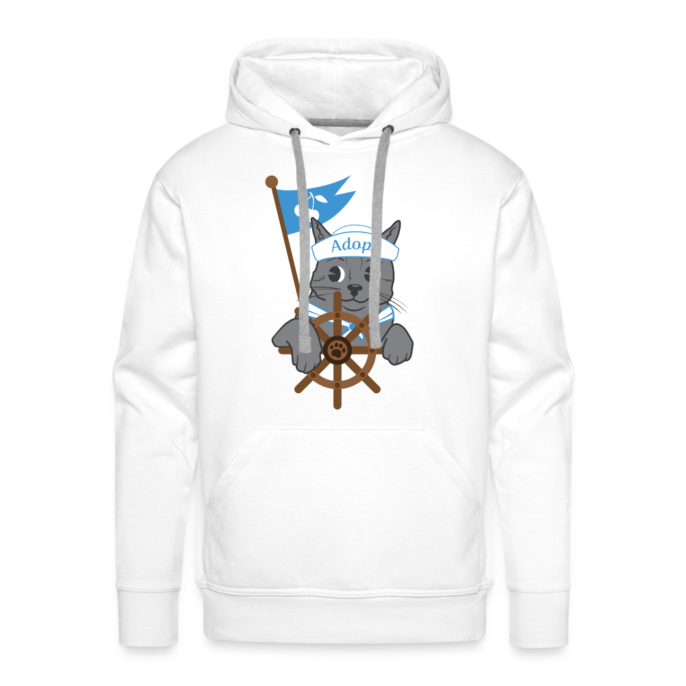 
                  
                    Door County Sailor Cat Premium Hoodie - white
                  
                