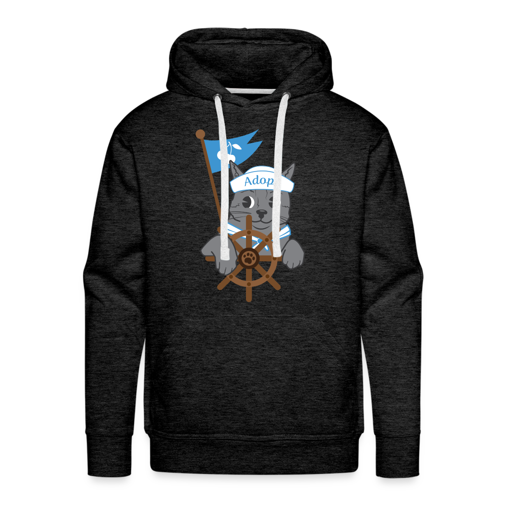 
                  
                    Door County Sailor Cat Premium Hoodie - charcoal grey
                  
                