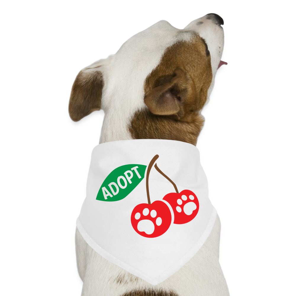 
                  
                    Door County Cherries Dog Bandana - white
                  
                