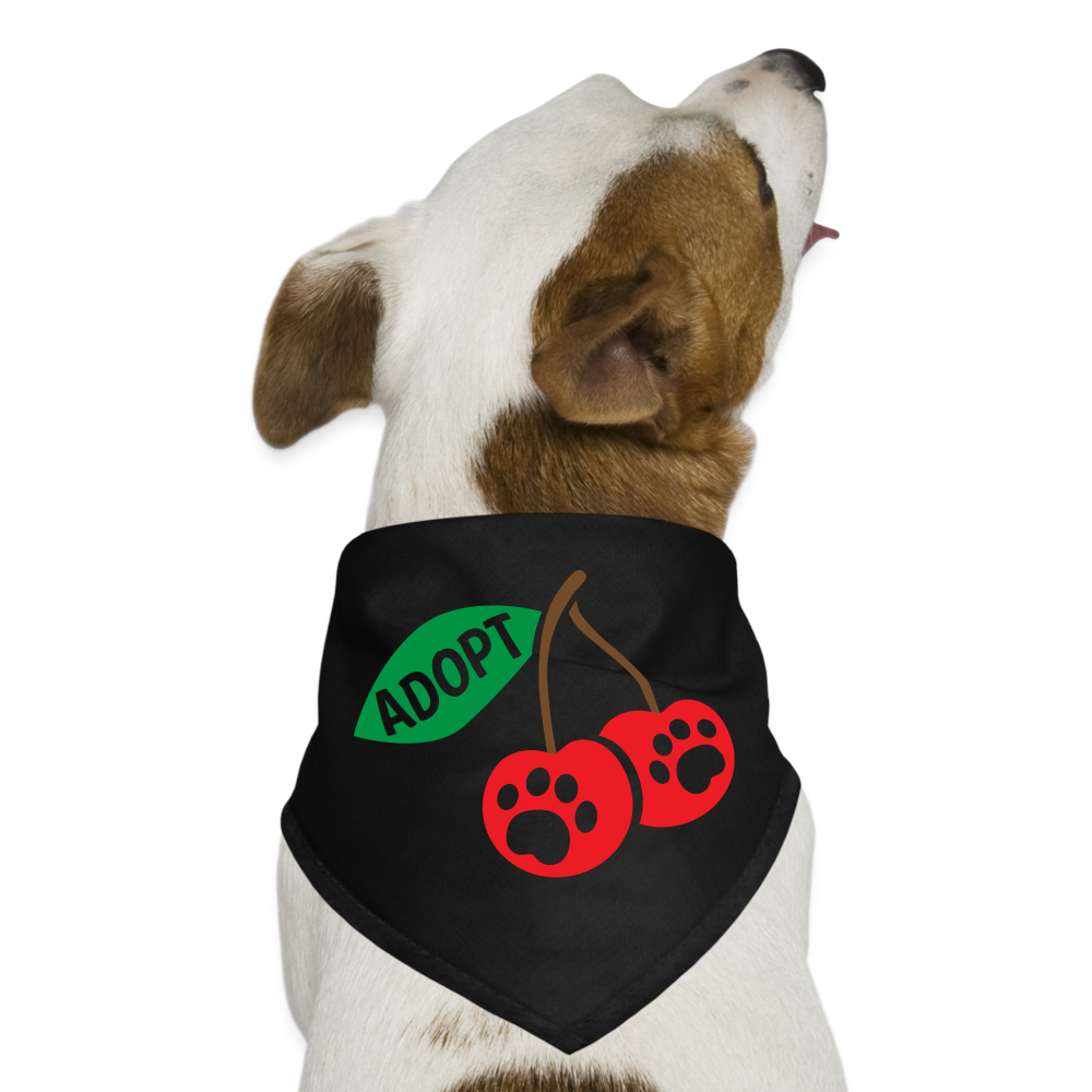 
                  
                    Door County Cherries Dog Bandana - black
                  
                